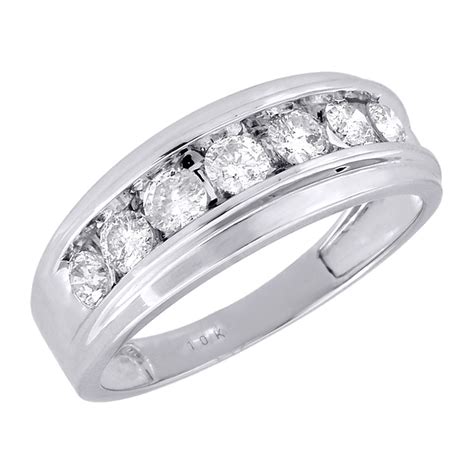 10k mens anniversary ring size 11 used 10k white gold|Mens 10k White Gold Ring .